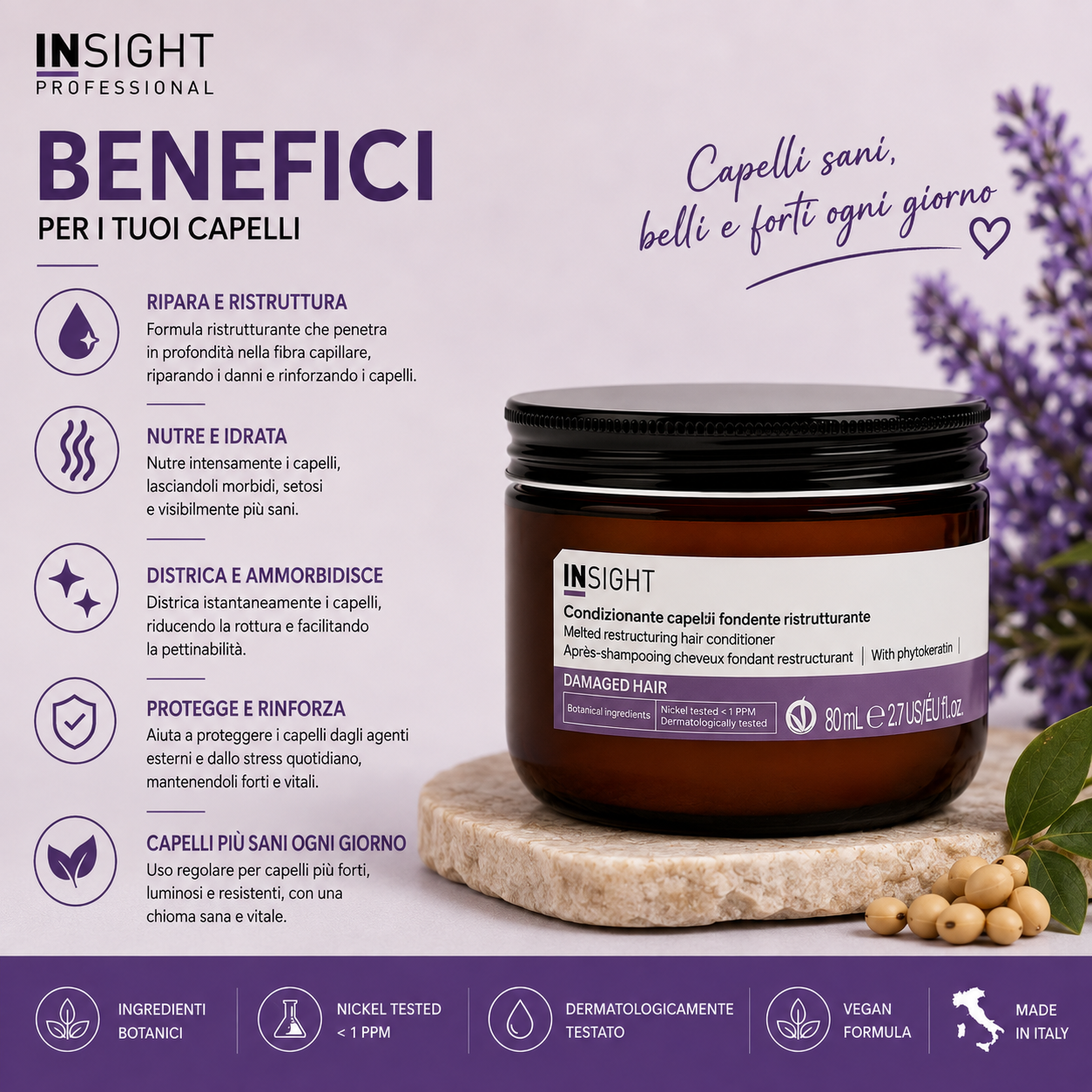 Insight Damaged Hair Condizionante Capelli Fondente Ristrutturante 80 ml - immagine 3