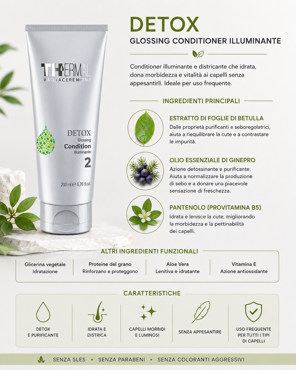 Emsibeth Thermal Detox Conditioner 200 ml - immagine 2