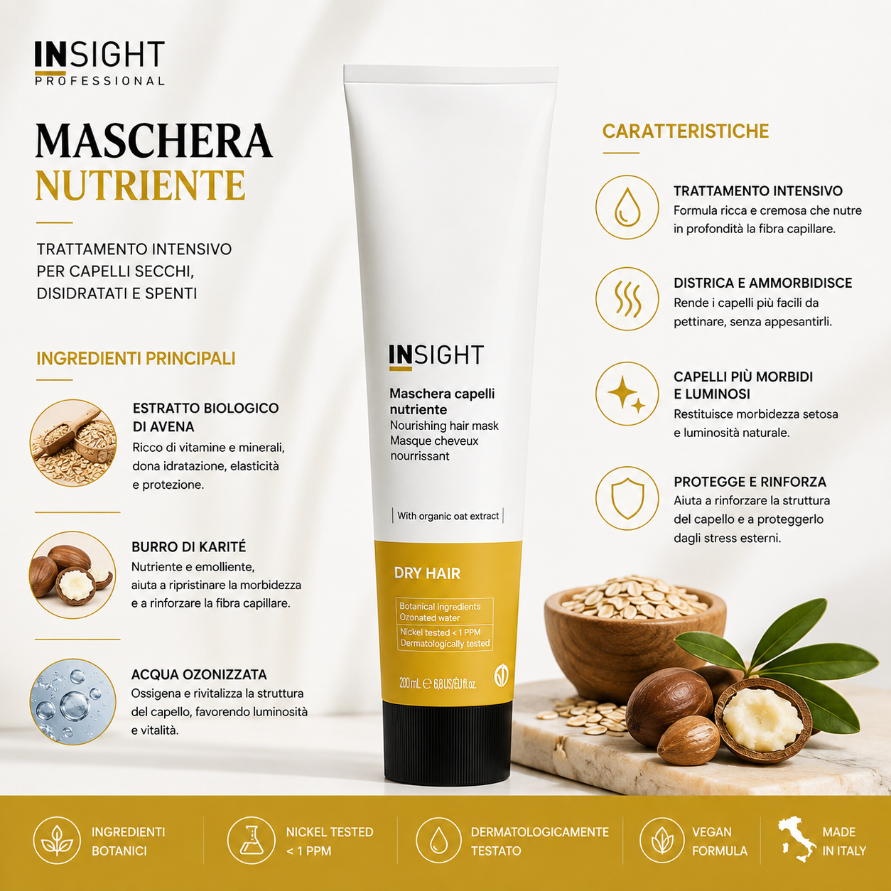 Insight Dry Hair Maschera Capelli Nutriente - immagine 2