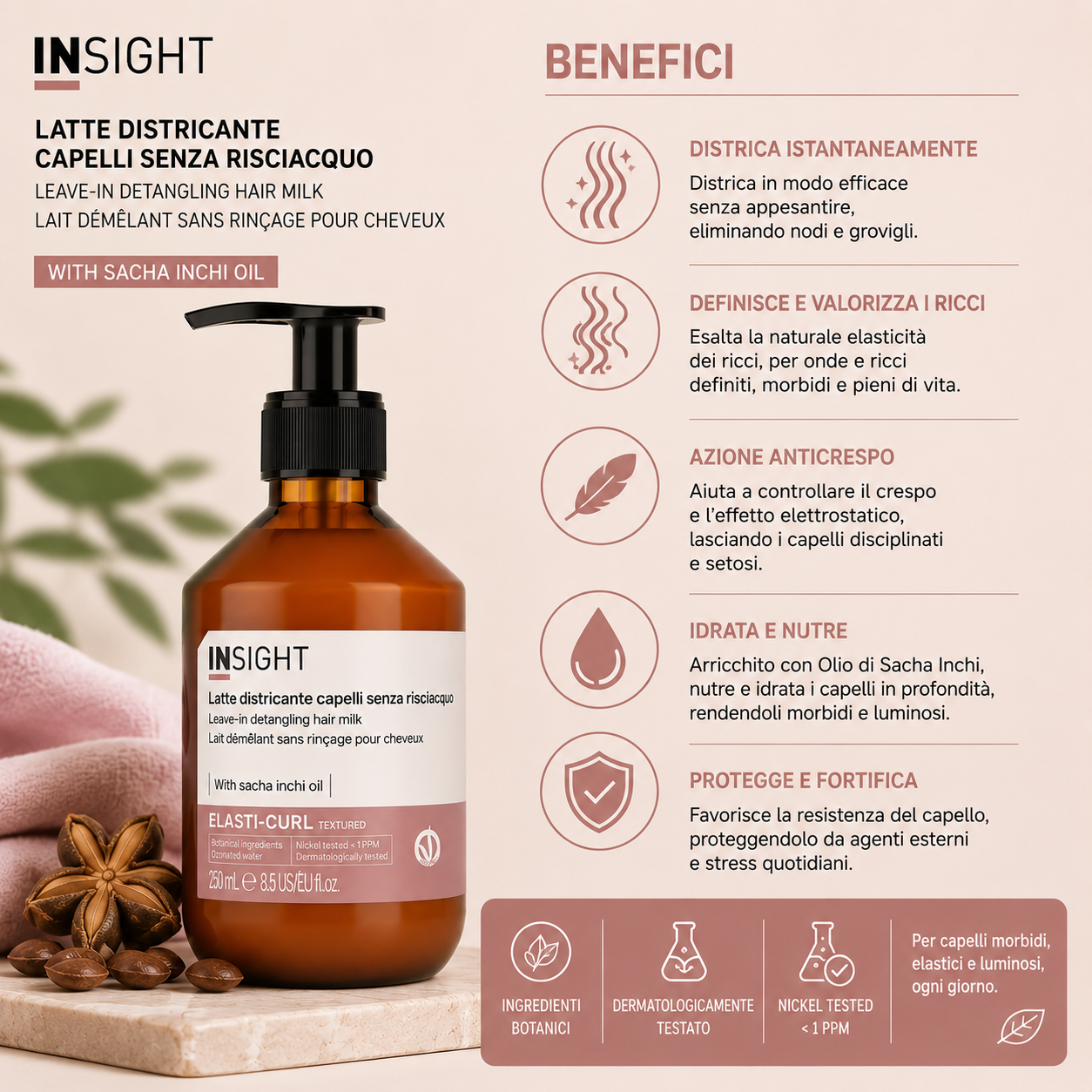 Insight Elasti-Curl Latte Districante Senza Risciacquo 250 ml - immagine 2