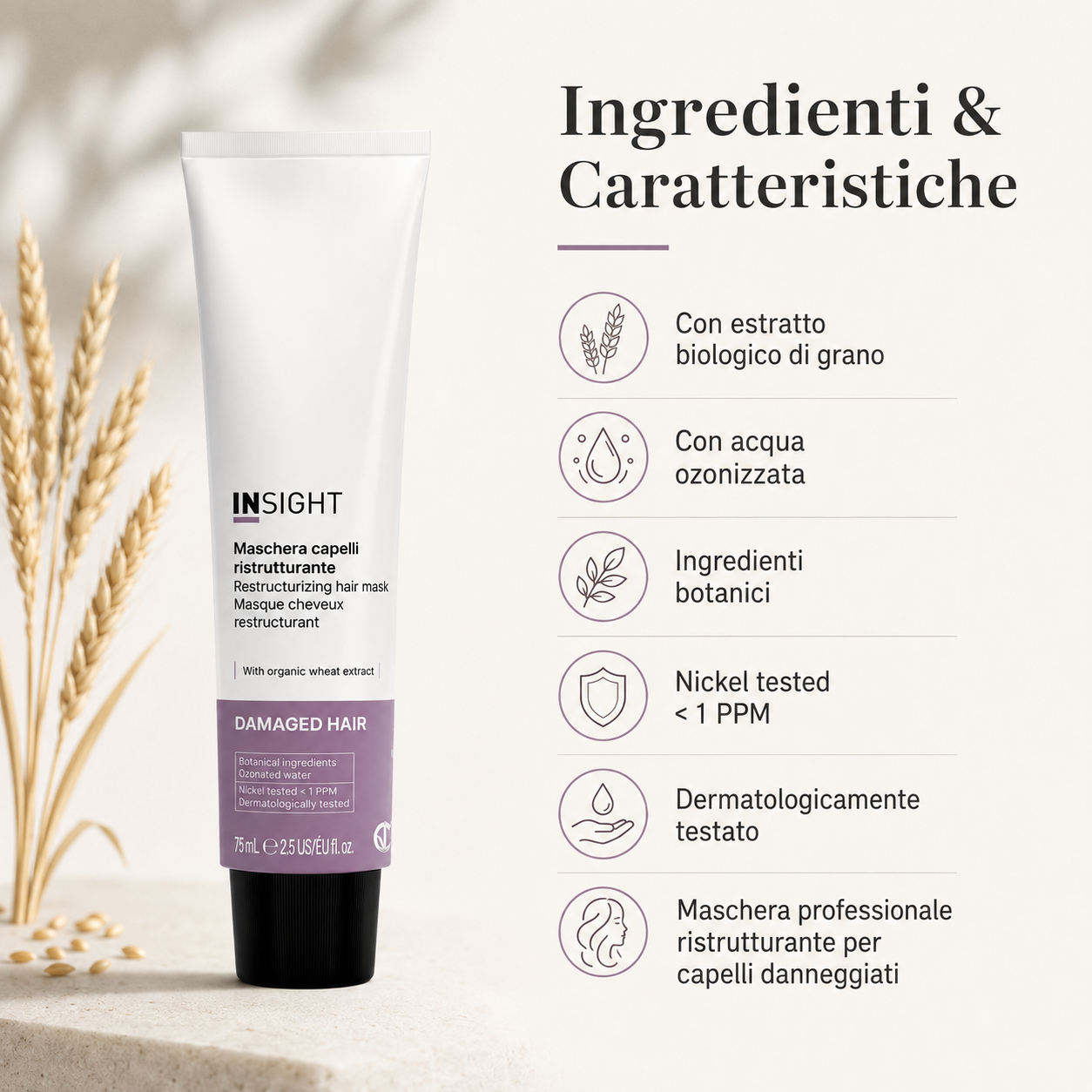 Insight Damaged Hair Maschera Capelli Ristrutturante - immagine 3