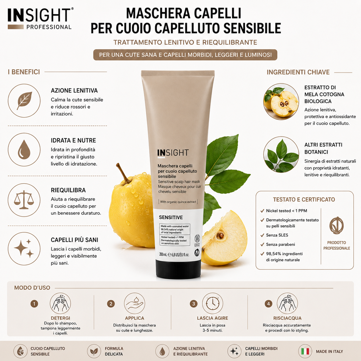 Insight Sensitive Maschera Capelli Per Cuoio Capelluto Sensibile - immagine 3