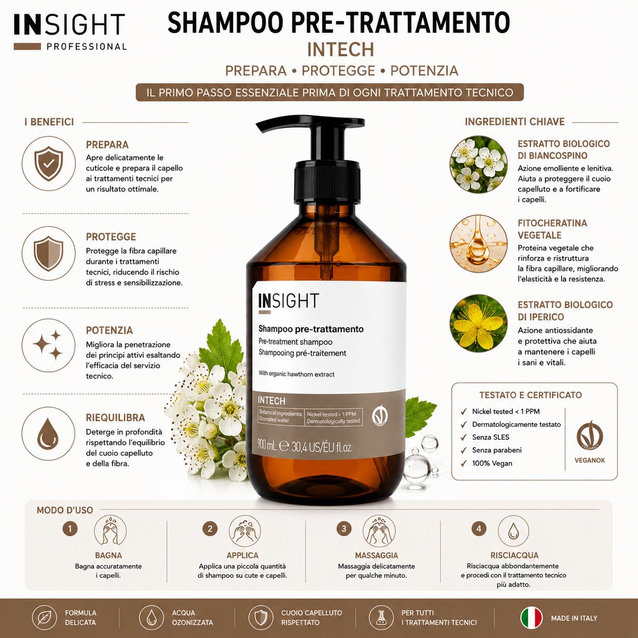 Insight Intech Shampoo Pre-Trattamento 900 ml - immagine 2