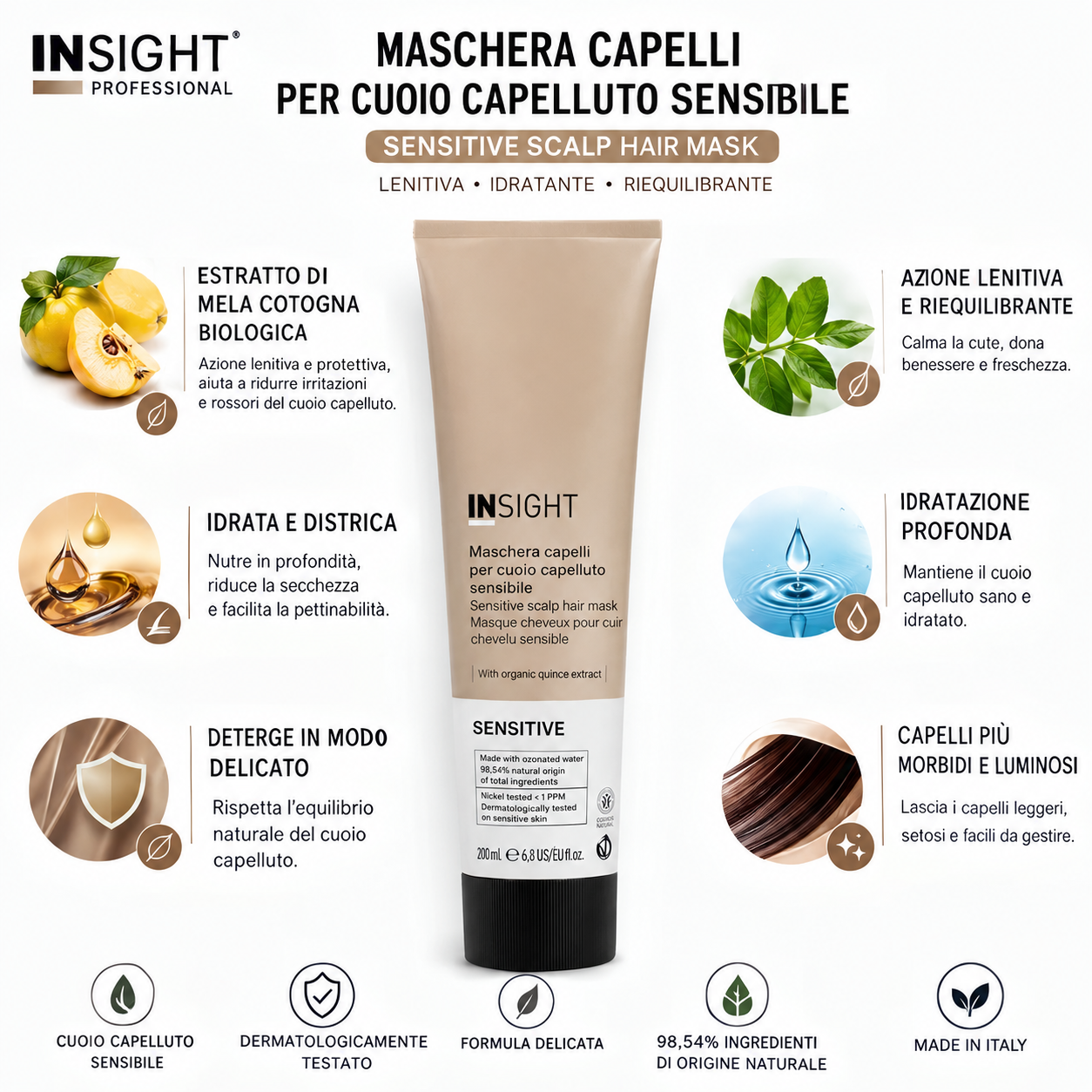 Insight Sensitive Maschera Capelli Per Cuoio Capelluto Sensibile - immagine 2