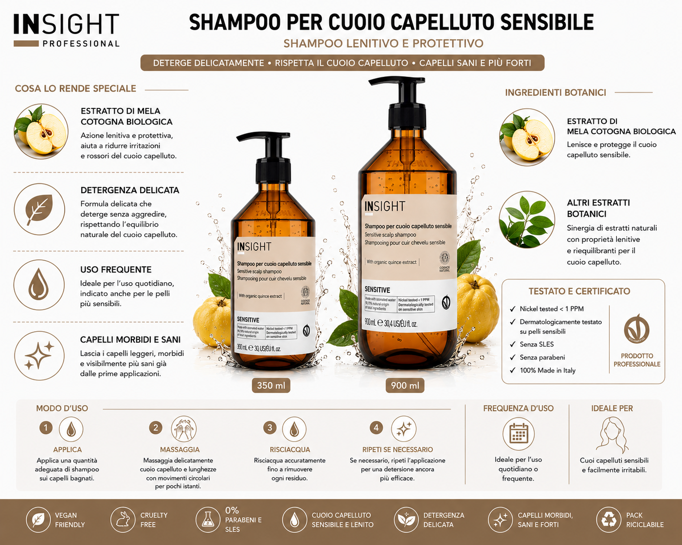 Insight Sensitive Shampoo Cuoio Capelluto Sensibile - immagine 3