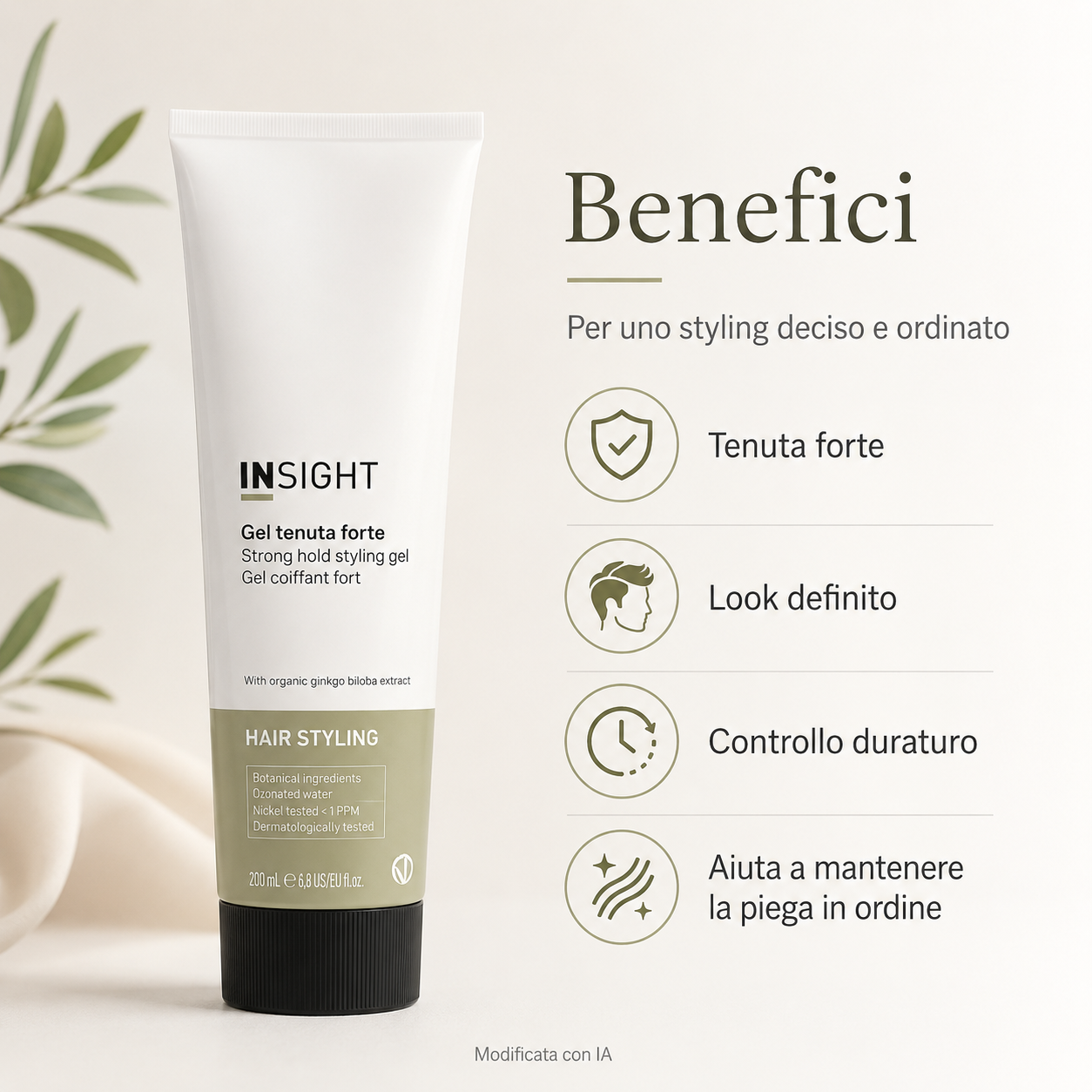 Insight Styling Gel Tenuta Forte 200 ml - immagine 2