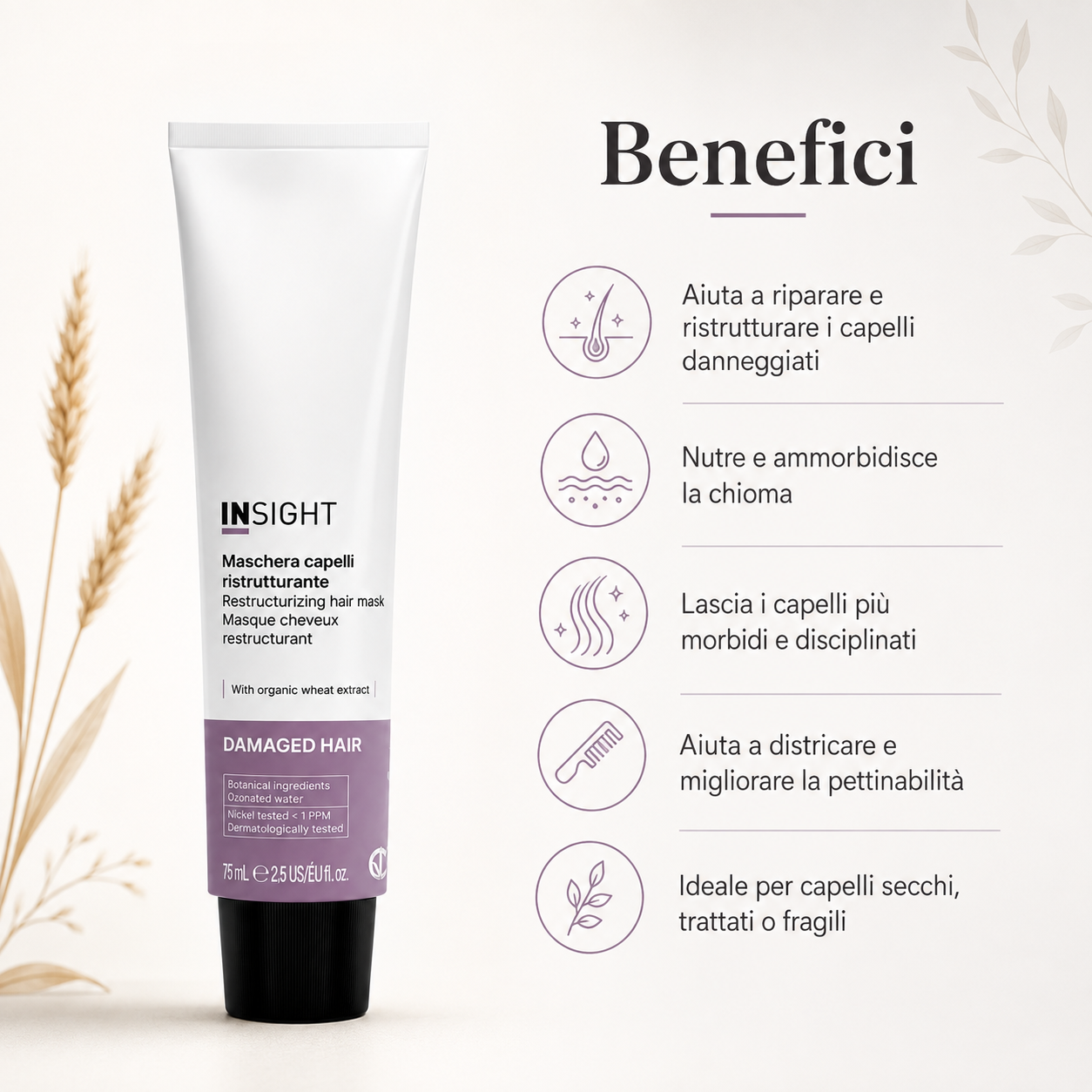 Insight Damaged Hair Maschera Capelli Ristrutturante - immagine 2