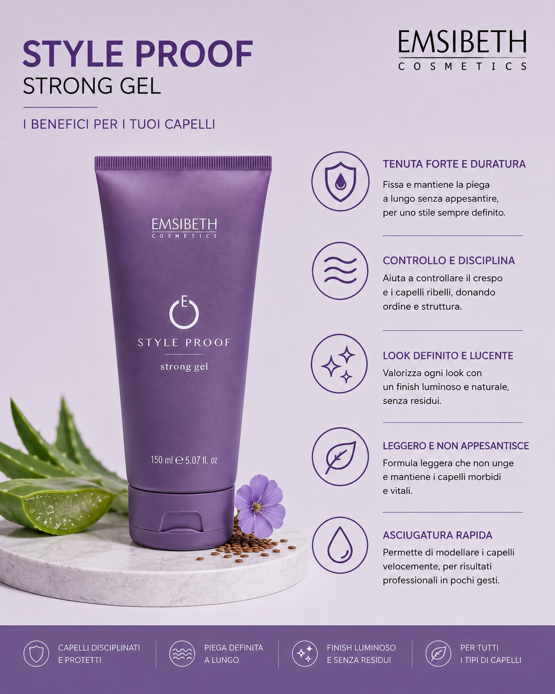 Emsibeth Style Proof Strong Gel 150 ml - immagine 3
