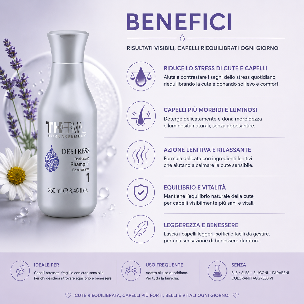 Emsibeth Thermal Destress Shampoo 250 ml - immagine 3
