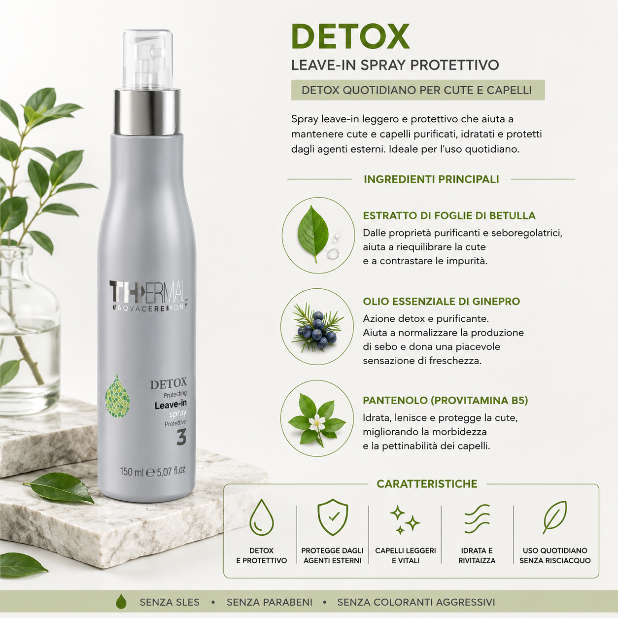 Emsibeth Thermal Detox Protective Spray 150 ml - immagine 3