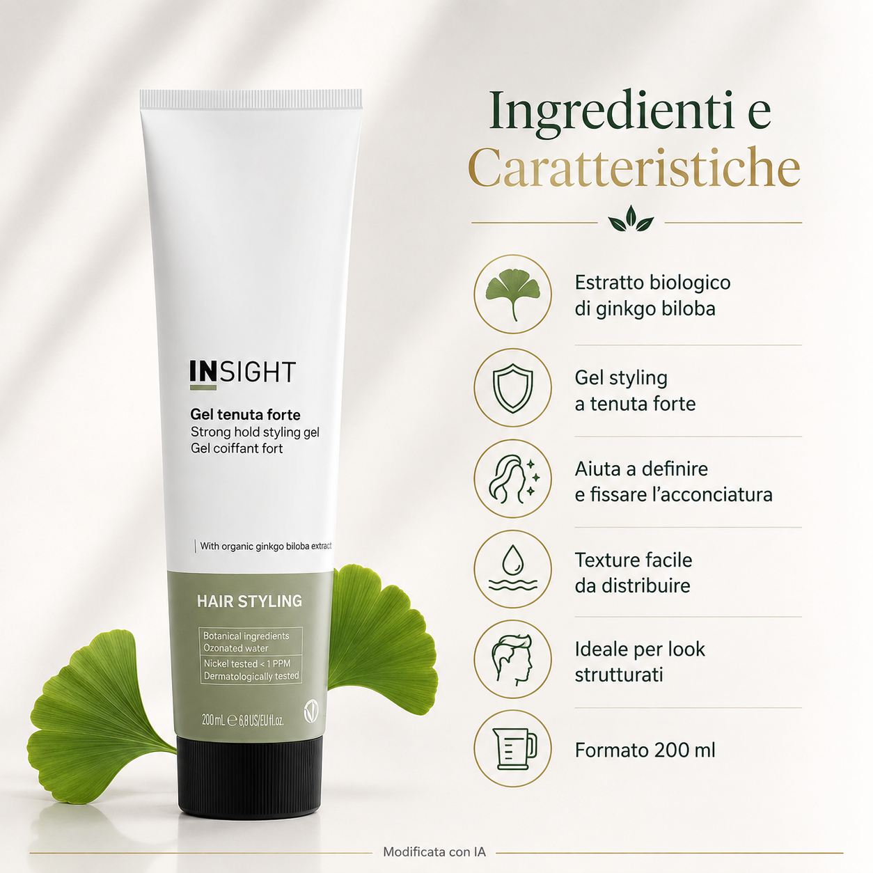 Insight Styling Gel Tenuta Forte 200 ml - immagine 3