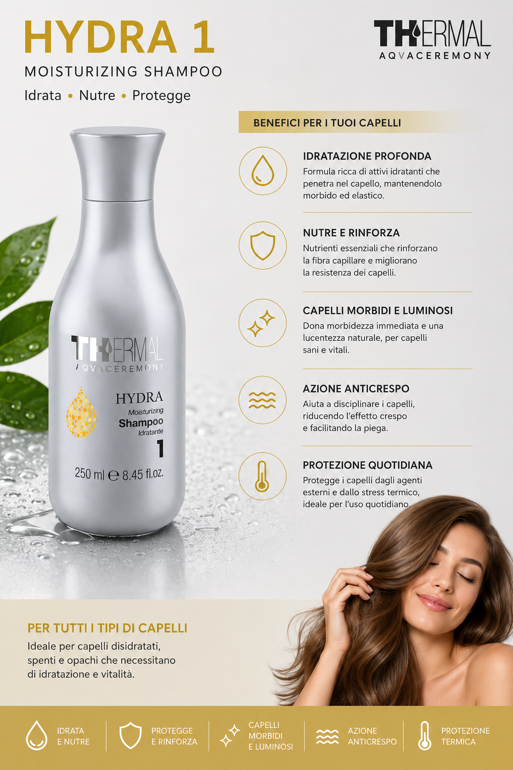Emsibeth Thermal Hydra Moisturising Shampoo 250 ml - immagine 3