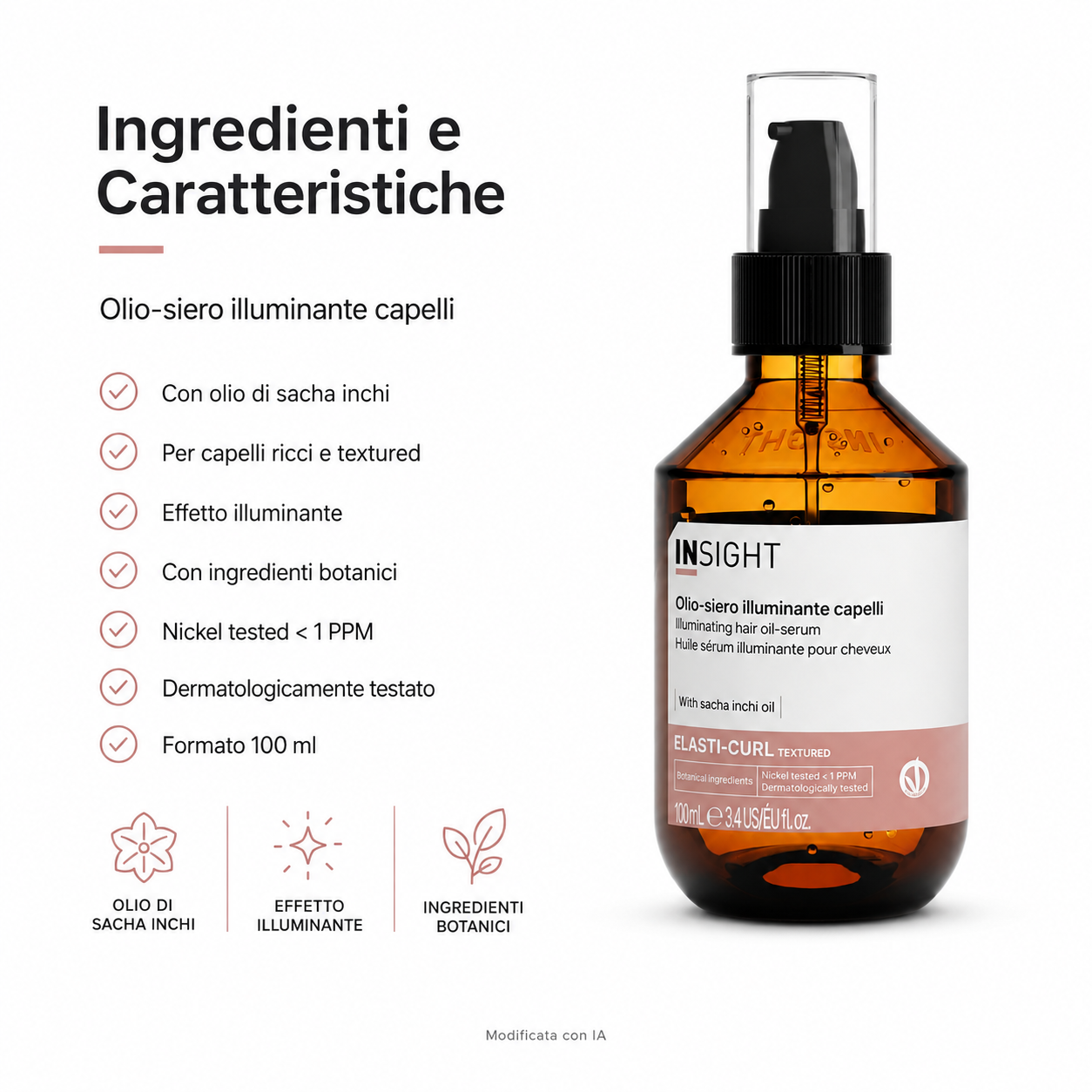 Insight Elasti-Curl Olio-Siero Illuminante Capelli 100 ml - immagine 3