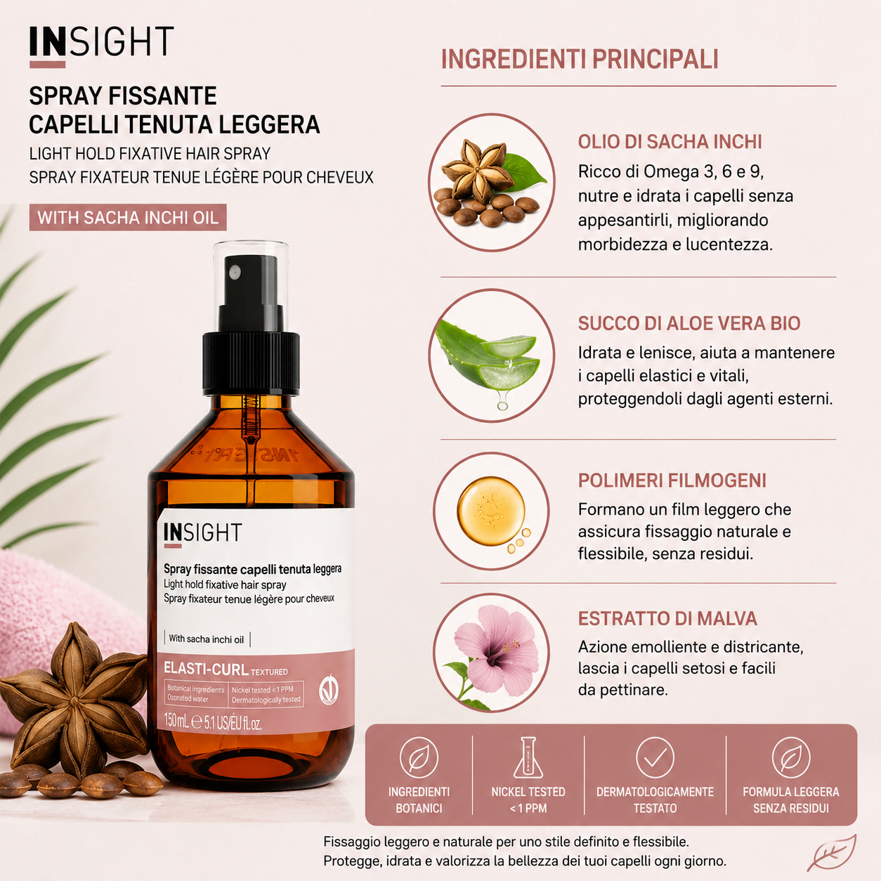 Insight Elasti-Curl Spray Fissativo Tenuta Leggera 150 ml - immagine 3