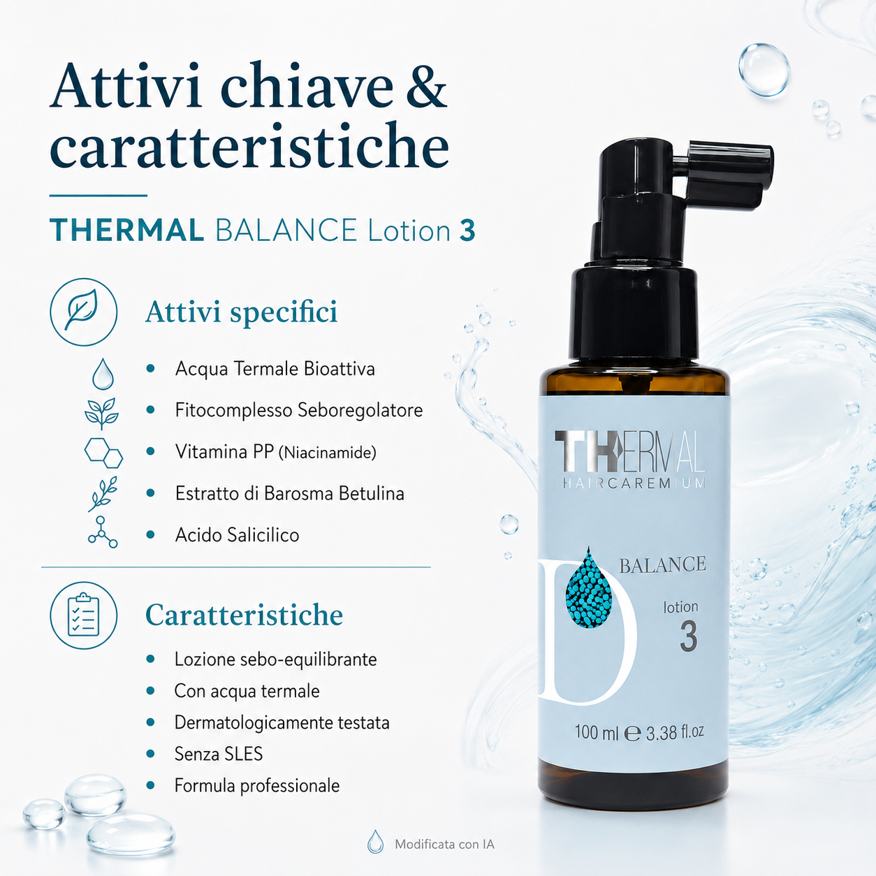 Emsibeth Thermal Balance Lozione Sebo Equilibrante 100 ml - immagine 2
