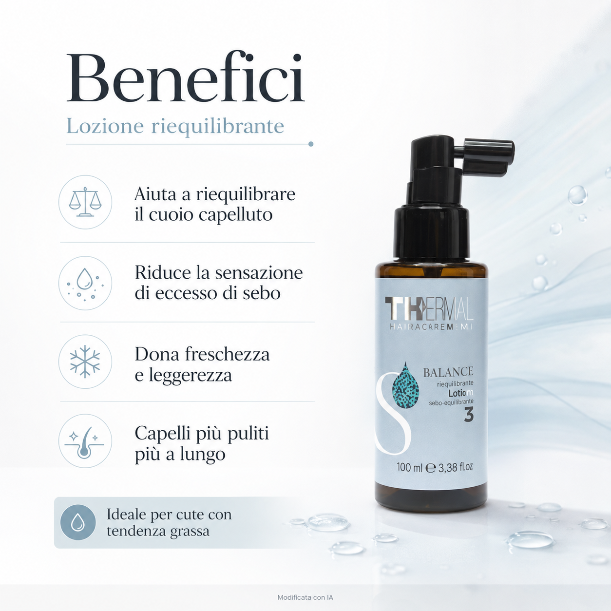 Emsibeth Thermal Balance Lozione Sebo Equilibrante 100 ml - immagine 3