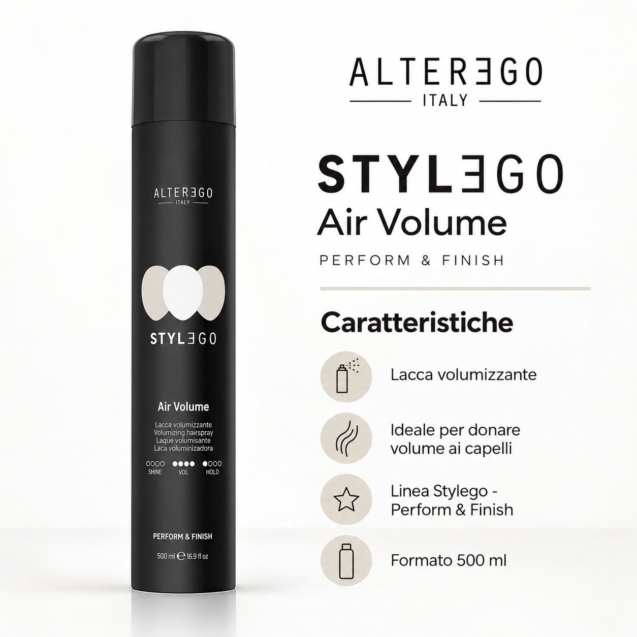 Alter Ego Stylego Air Volume 500 ml - immagine 3
