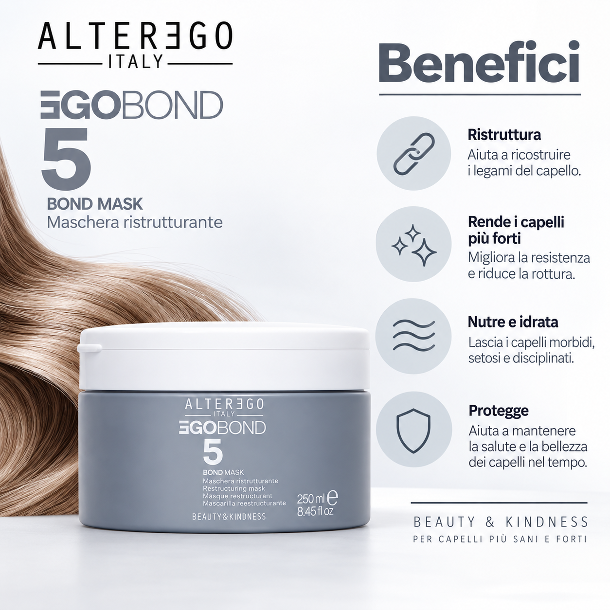 Alter Ego Egobond Bond Mask 250 ml - immagine 2