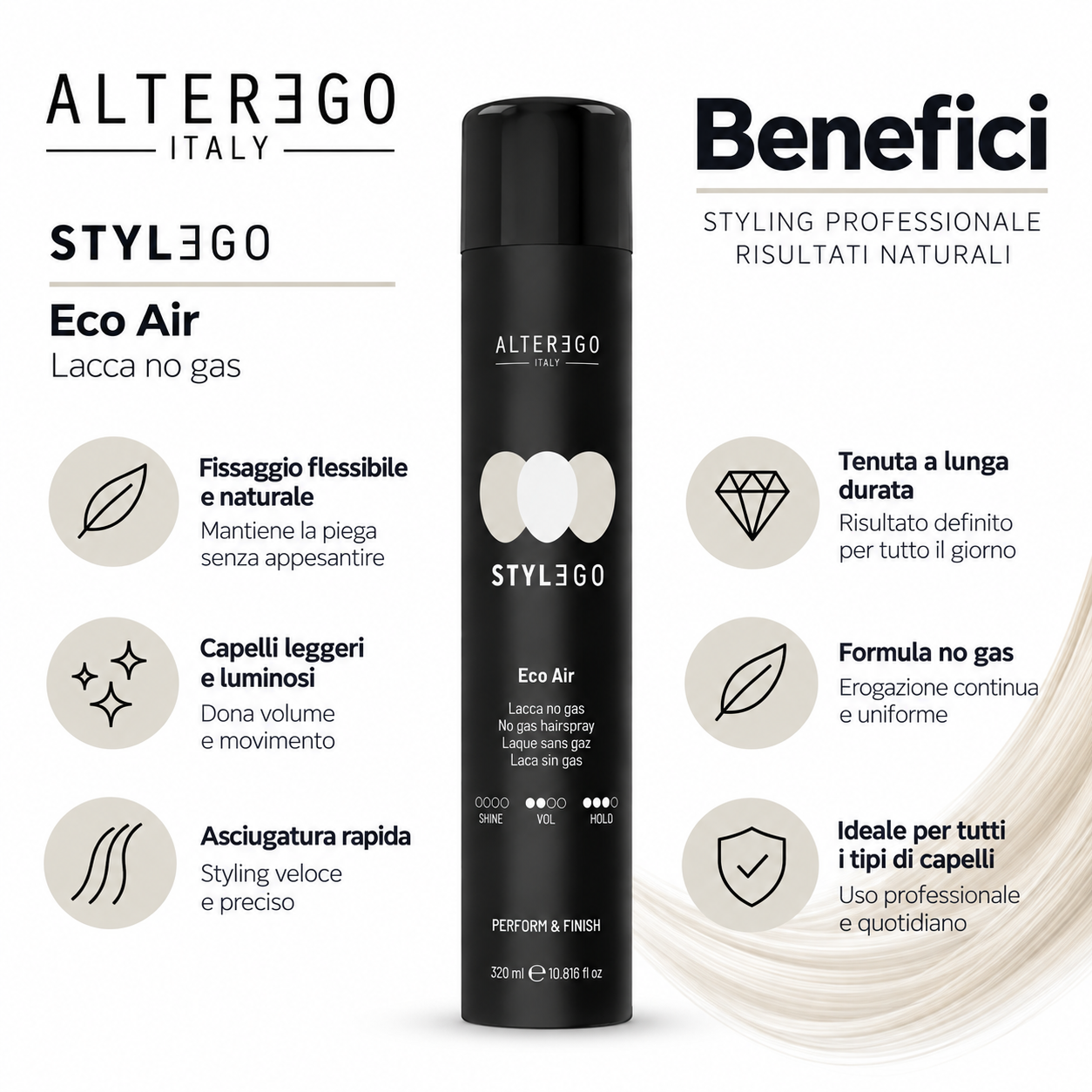 Alter Ego Stylego Eco Air 320 ml - immagine 3