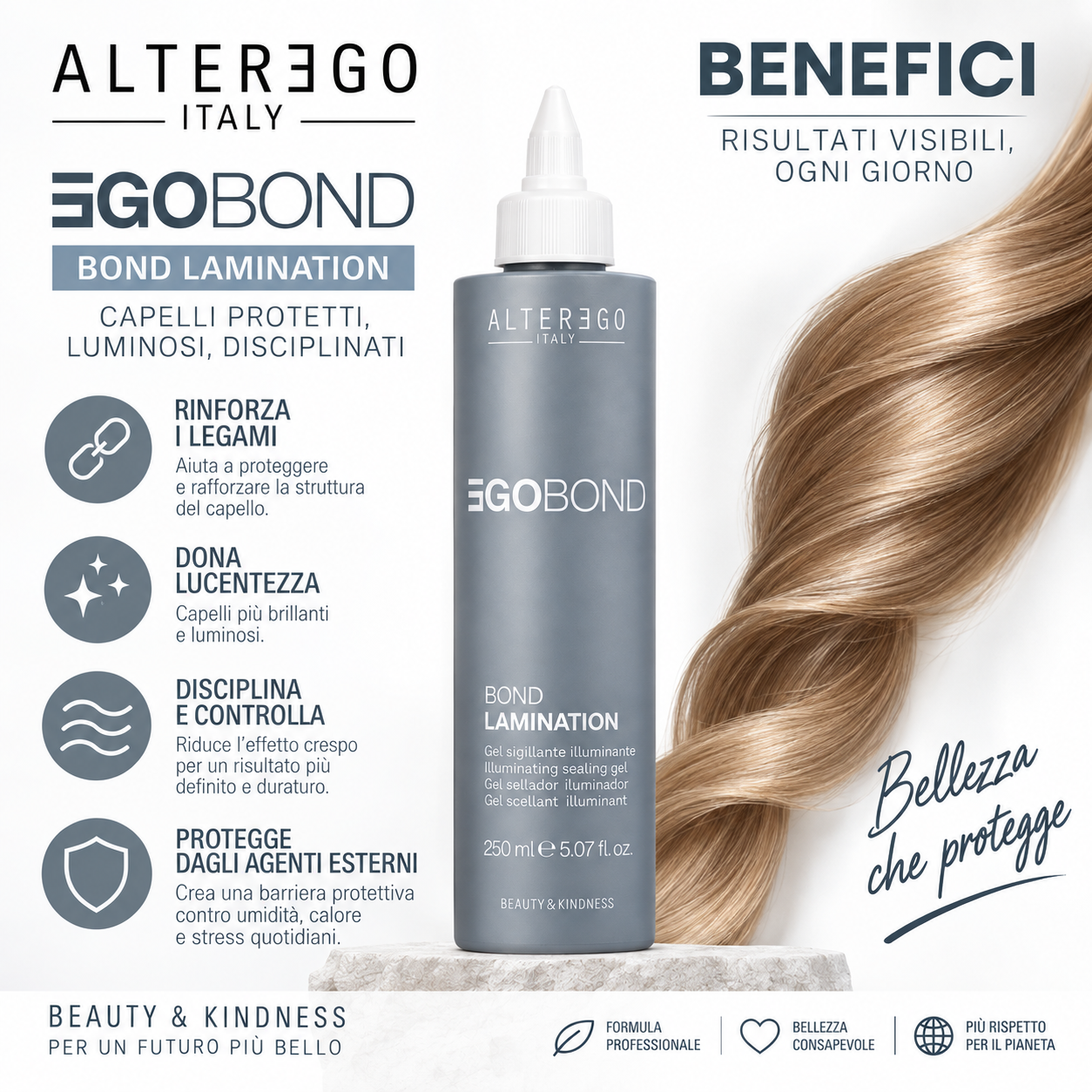 Alter Ego Egobond Lamination Gel 250 ml - immagine 2