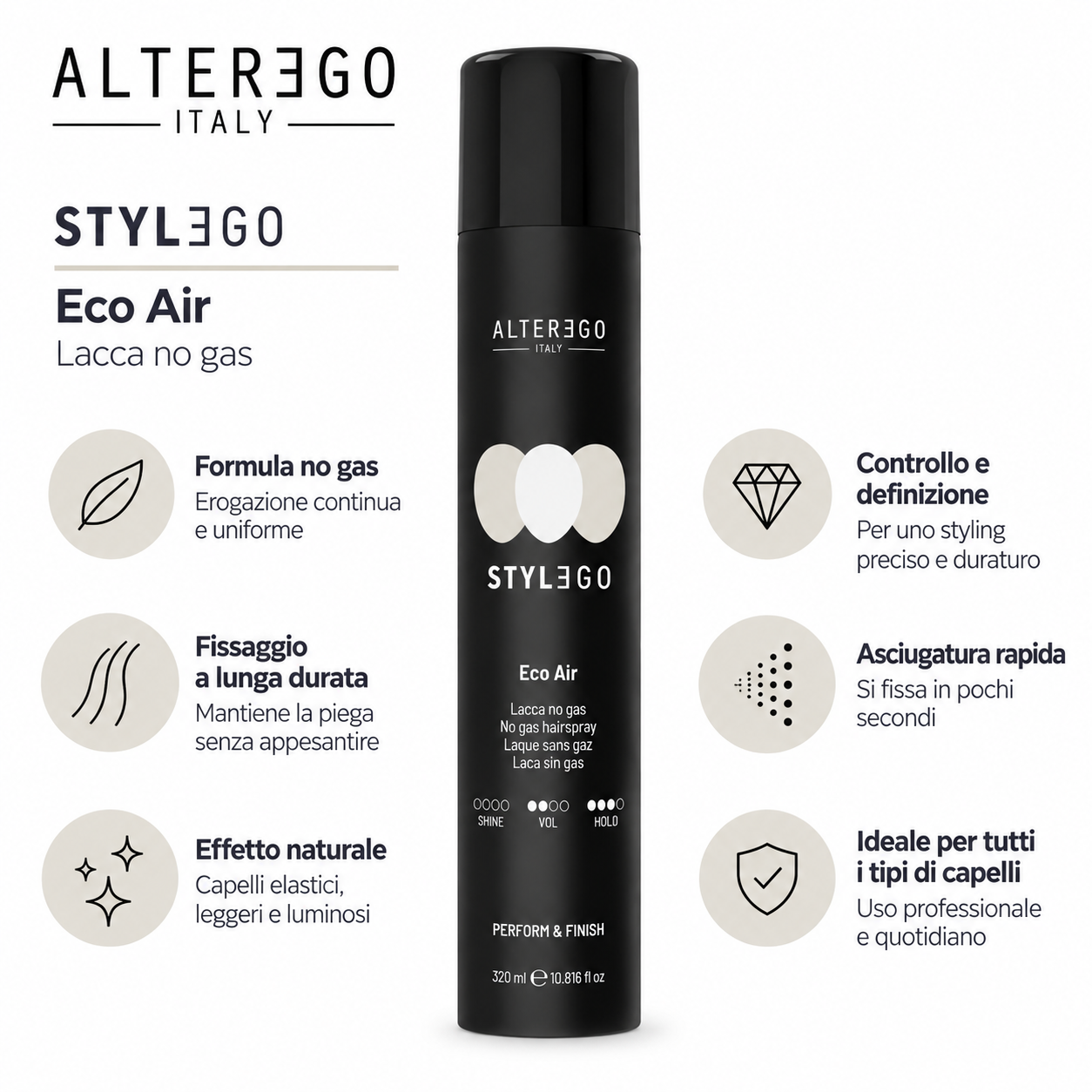 Alter Ego Stylego Eco Air 320 ml - immagine 2