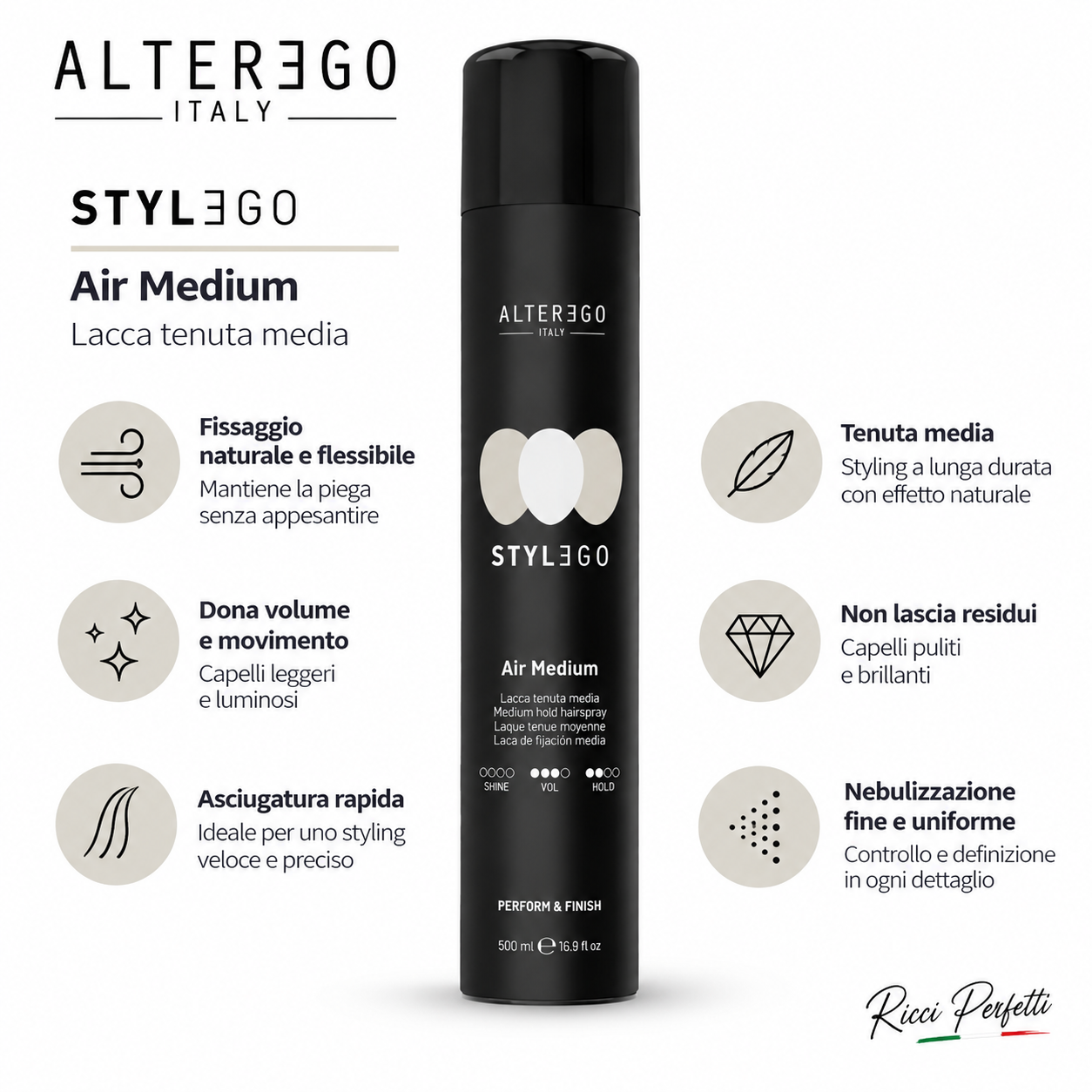 Alter Ego Stylego Air Medium 500 ml - immagine 3